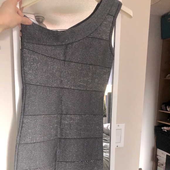 BEBE one shoulder bandage dress - Picture 1 of 3
